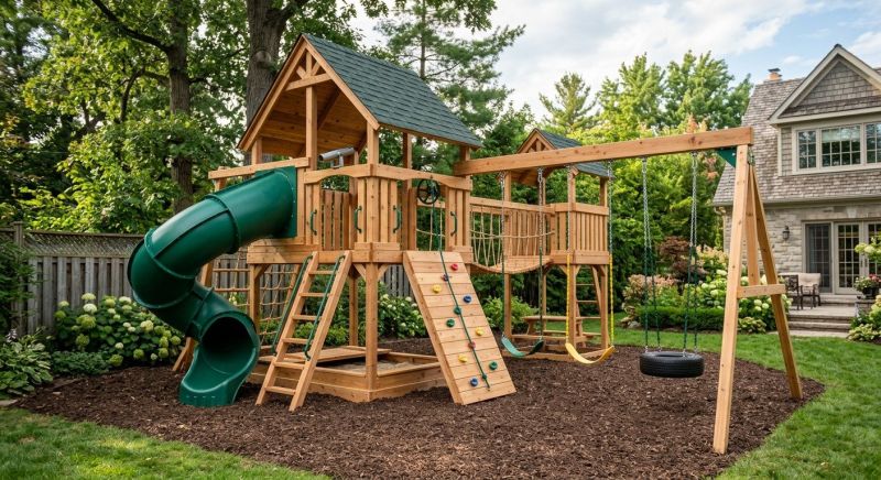 Jungle Gym Installation in Conroe, TX