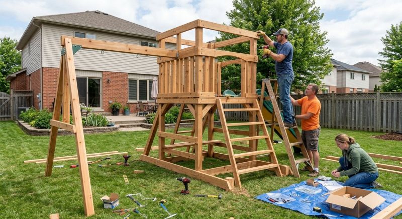 Playground Set Assembly in Conroe, TX