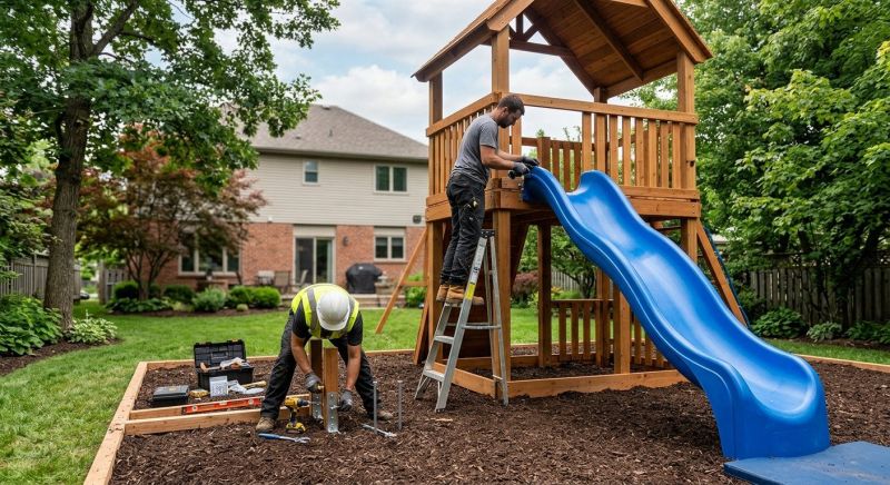 Sliding Board Installation in Overland Park, KS