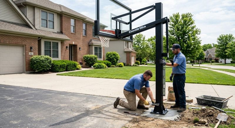 Basketball Goal Installation in Prescott Valley, AZ