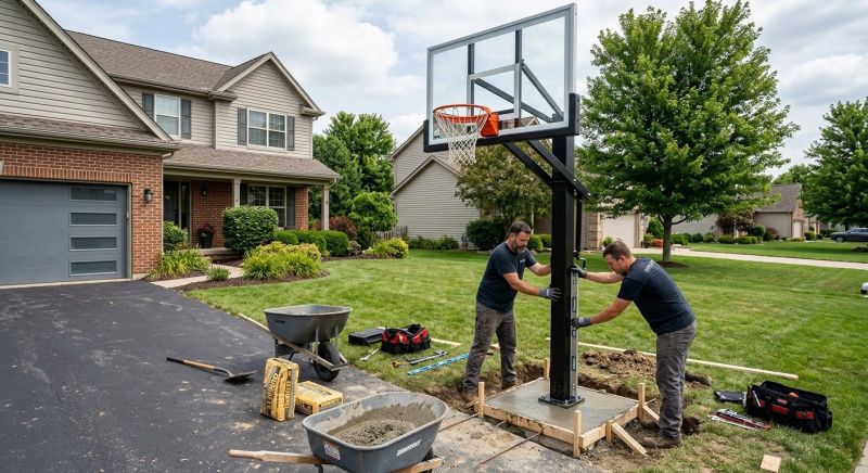 Basketball Goal Installation in Arvada, CO