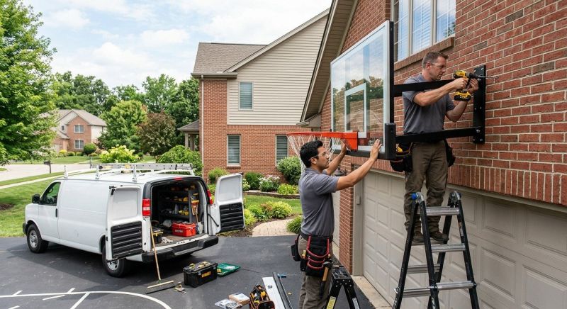 Basketball Goal Installation in Conroe, TX