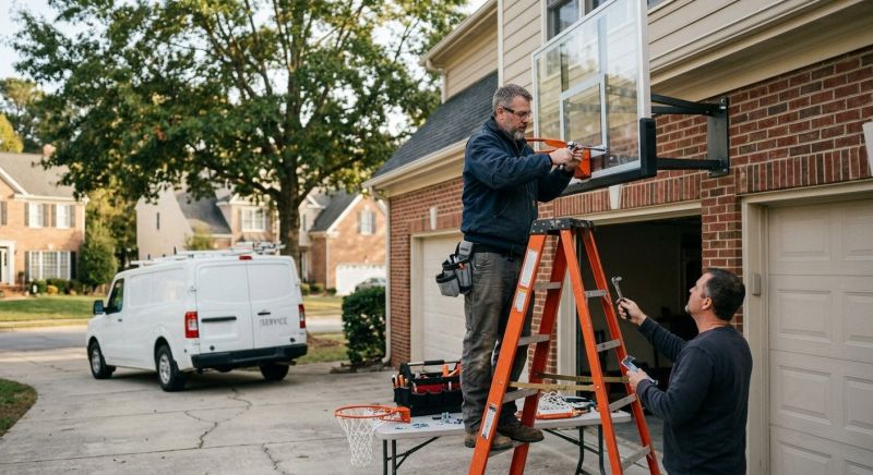 Basketball Goal Repair in Overland Park, KS
