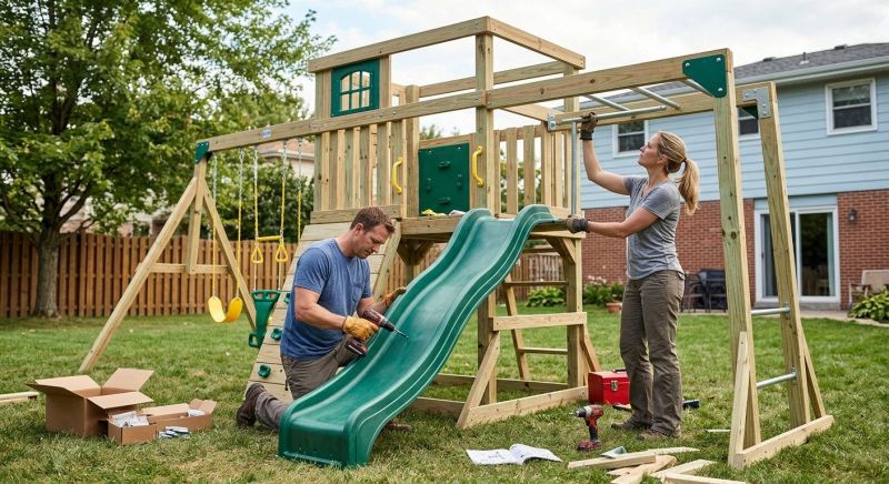 Playground Set Assembly in Alpharetta, GA