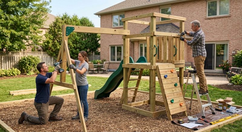 Playground Set Assembly in Prescott Valley, AZ