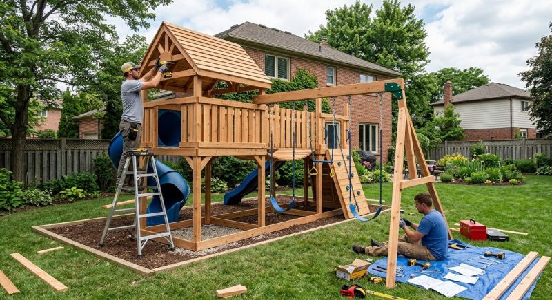 Playground Set Assembly in Prescott Valley, AZ