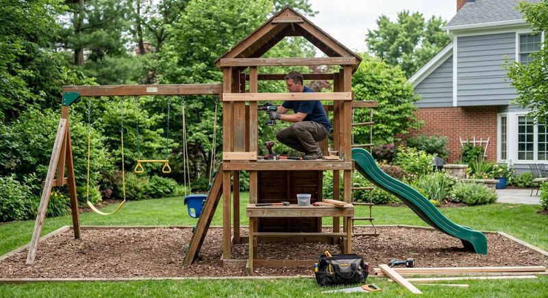 Playset Repair in Alpharetta, GA