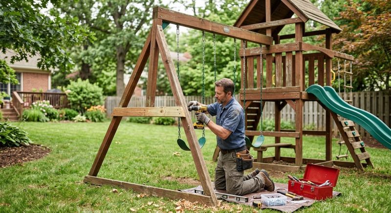 Playset Repair in Alpharetta, GA