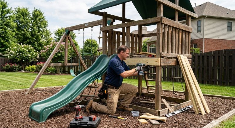 Playset Repair in Kansas City, MO