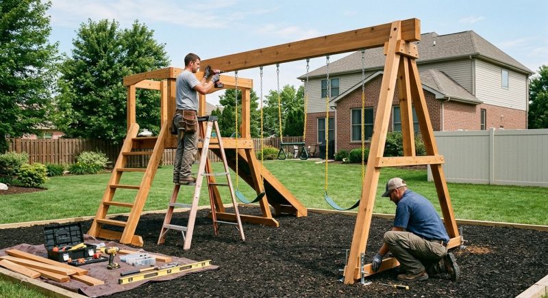 Sliding Board Installation in Olathe, KS